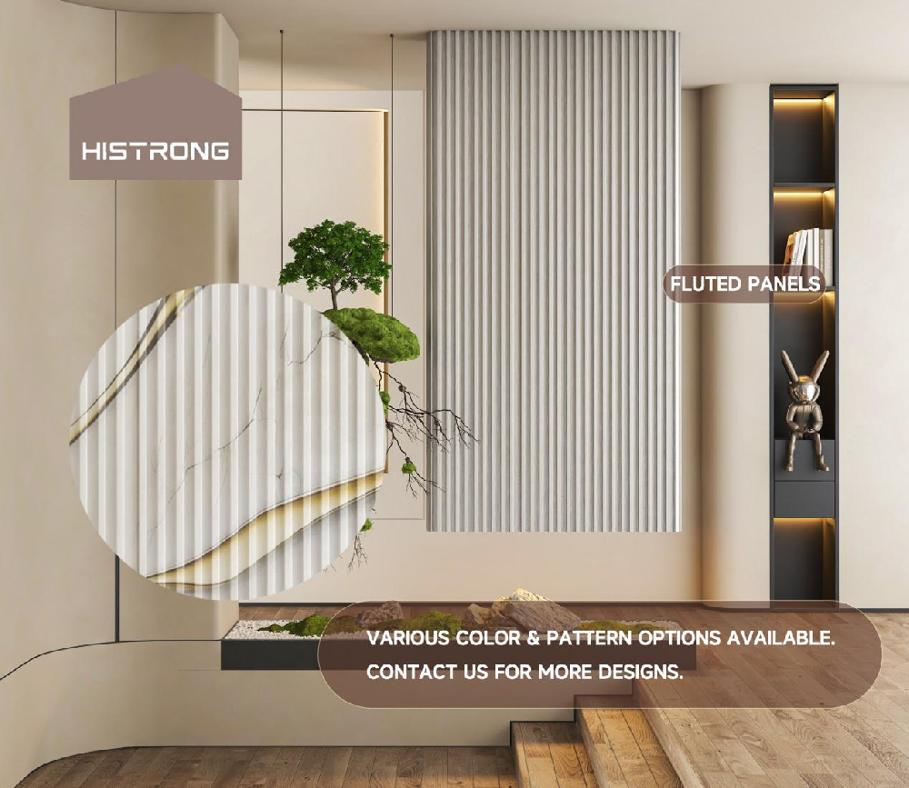 HISTONG Flexible Fluted Panels – Top Choice for Curved Art Walls